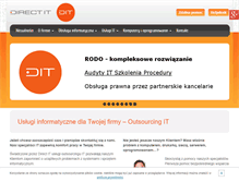 Tablet Screenshot of directit.pl